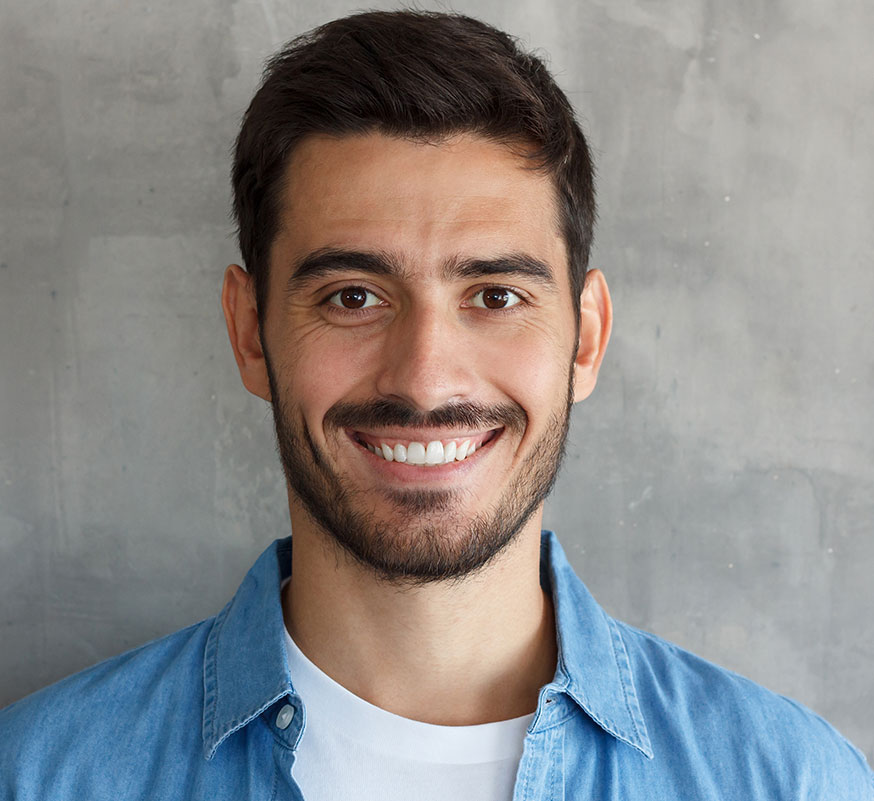 smiling man